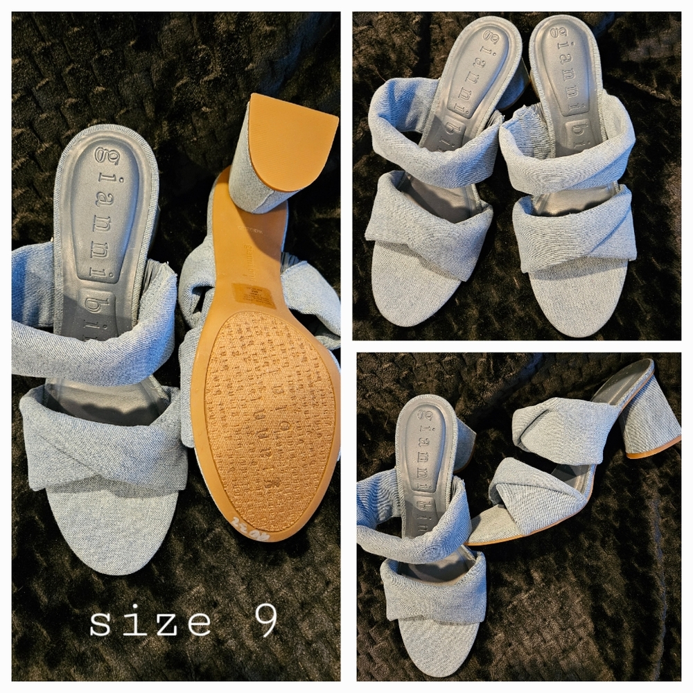 Antonio Melani Denim Sandals